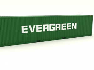 shipping container evergreen Modelo 3D