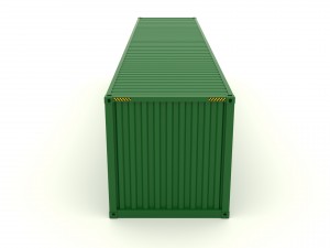 shipping container evergreen Modelo 3D