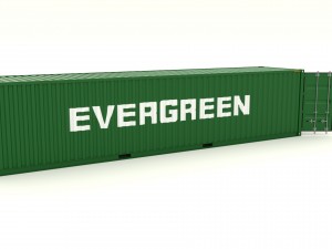 shipping container evergreen Modelo 3D