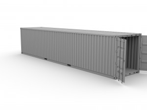 shipping container evergreen Modelo 3D