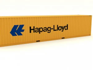 shipping container hapag lloyd 3D Model