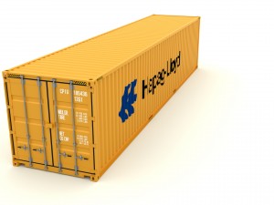 shipping container hapag lloyd 3D मॉडल