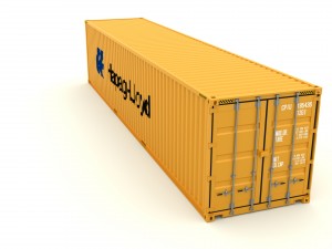 shipping container hapag lloyd 3D मॉडल