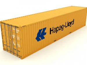 shipping container hapag lloyd 3D Model