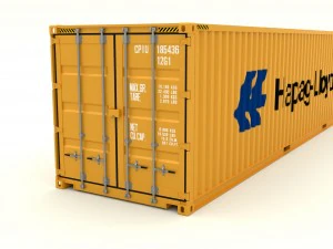shipping container hapag lloyd 3D Model