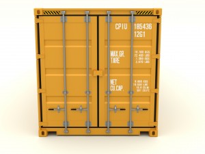 shipping container hapag lloyd 3D मॉडल