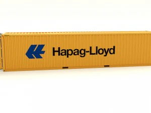 shipping container hapag lloyd 3D Model