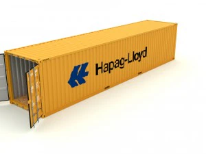 shipping container hapag lloyd 3D Model