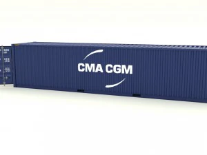 shipping container cma cgm 3D Model