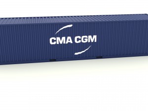 shipping container cma cgm 3D Model