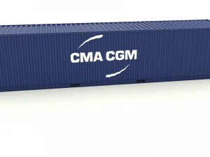 shipping container cma cgm 3D Model