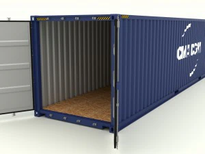 shipping container cma cgm 3D Model