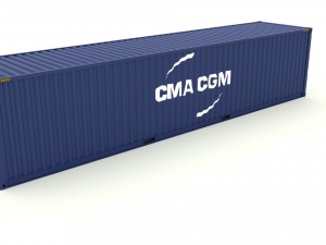 shipping container cma cgm 3D Model