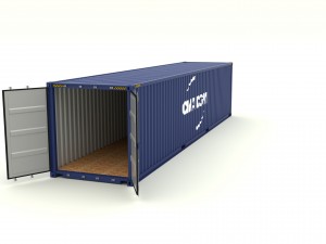 shipping container cma cgm 3D Model