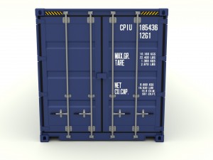 shipping container cma cgm 3D Model
