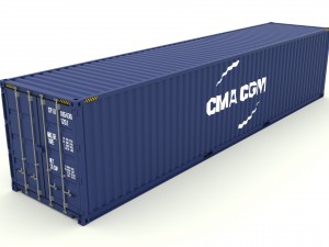 shipping container cma cgm 3D Model