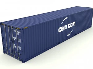 shipping container cma cgm 3D Model
