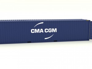 shipping container cma cgm 3D Model