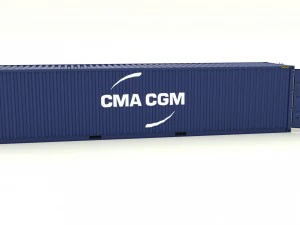 shipping container cma cgm 3D Model