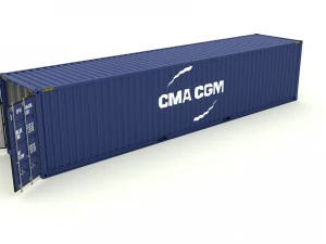 shipping container cma cgm 3D Model