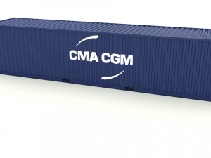 shipping container cma cgm 3D Model