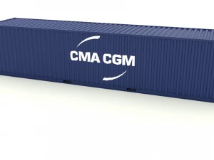 shipping container cma cgm 3D Model
