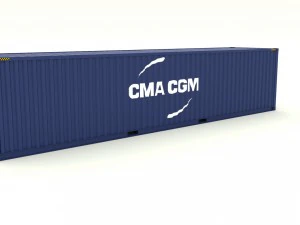 shipping container cma cgm 3D Model
