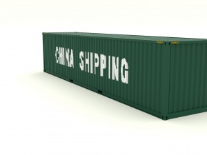 shipping container china shipping 3D Модель