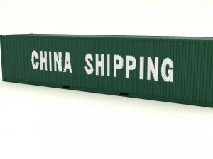 shipping container china shipping 3D Model