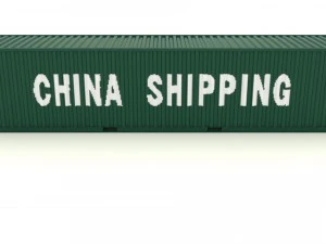 shipping container china shipping 3D Model