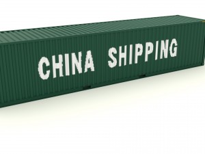 shipping container china shipping 3D Модель
