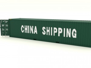 shipping container china shipping 3D Модель
