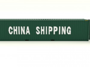 shipping container china shipping 3D Модель