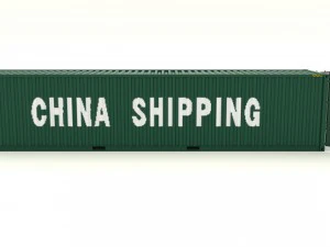 shipping container china shipping 3D Model