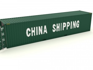 shipping container china shipping 3D Модель