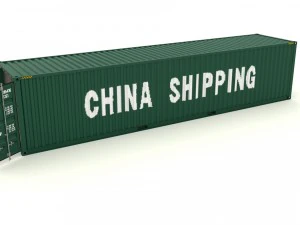 shipping container china shipping 3D Model