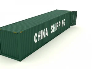 shipping container china shipping 3D Model