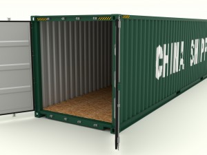 shipping container china shipping 3D Модель