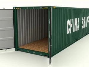shipping container china shipping 3D Model
