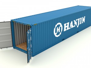 shipping container hanjin 3D Models
