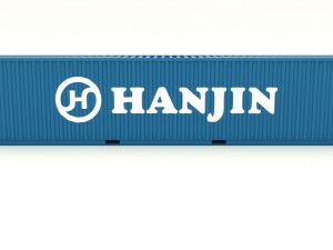 shipping container hanjin 3D Model