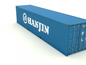 shipping container hanjin 3D Model