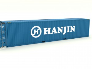shipping container hanjin 3D Model