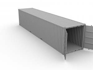 shipping container hanjin 3D Model