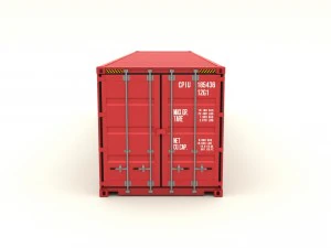 shipping container k line 3D Model
