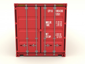 shipping container k line 3D Модель