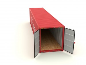 shipping container k line 3D Модель