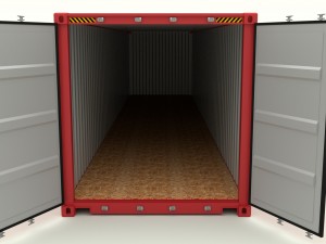 shipping container k line 3D Модель