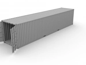 shipping container k line 3D Model