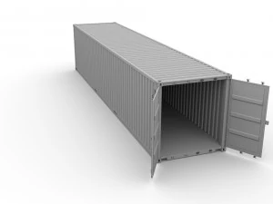 shipping container k line 3D Model